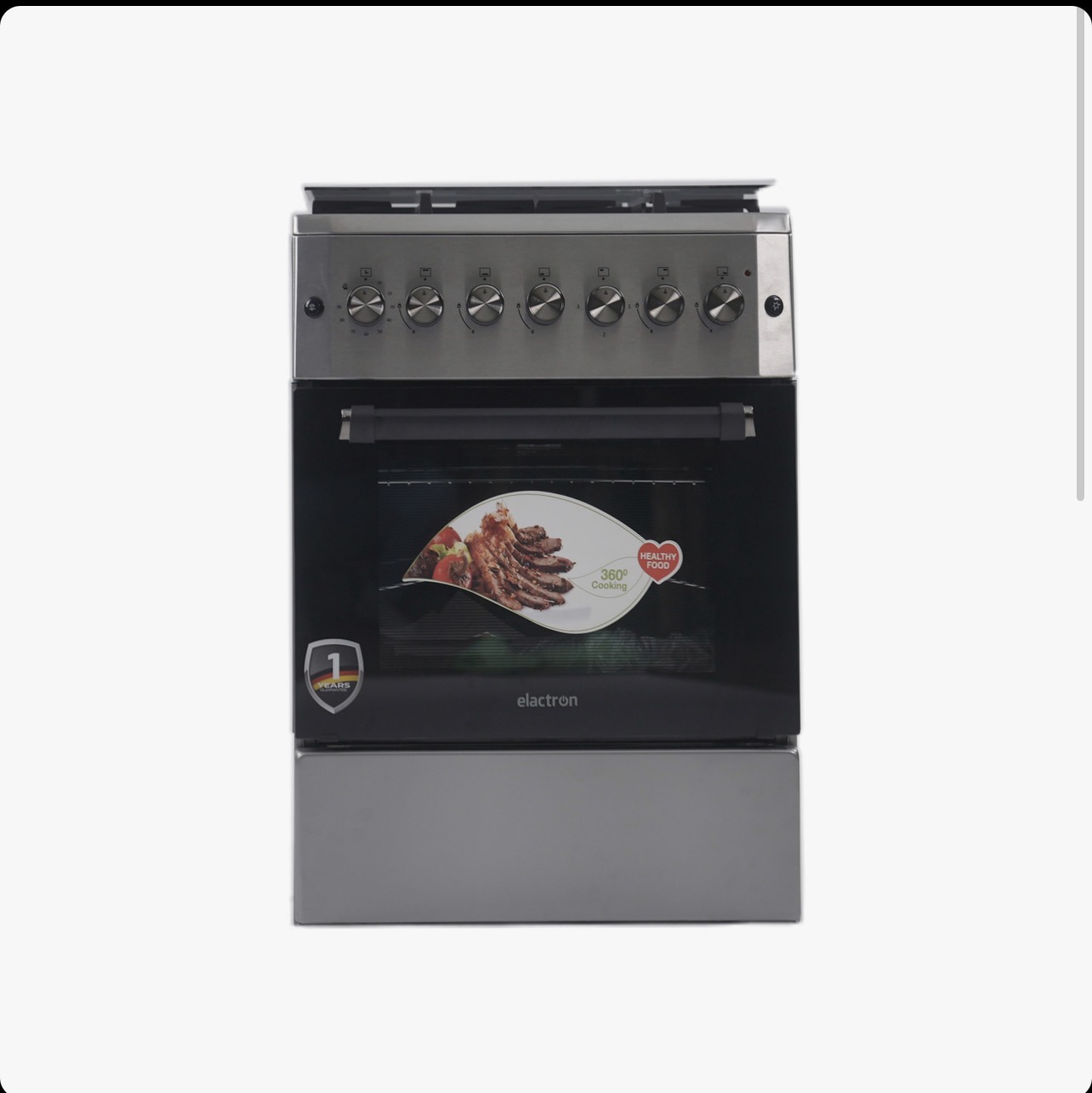 Cuisinière ELACTRON 4 FEUX 60×60 GAZ/ELEC EL6031I