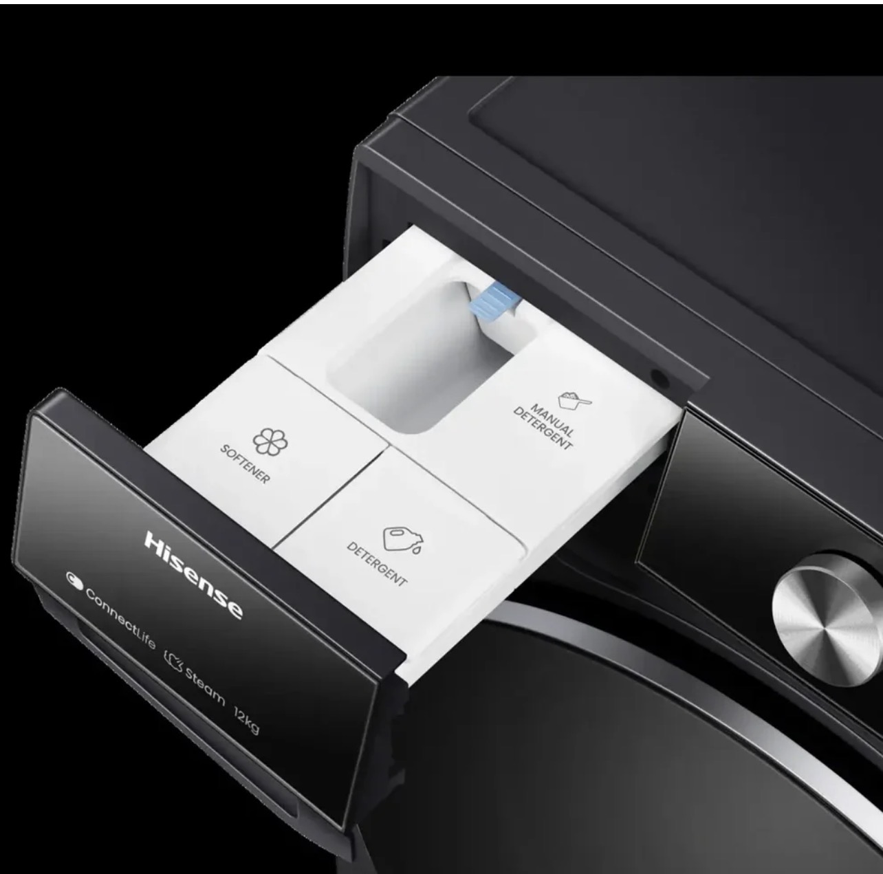 Hisense Machine à Laver Front-Load 12KG + 8kg séchage Inverter