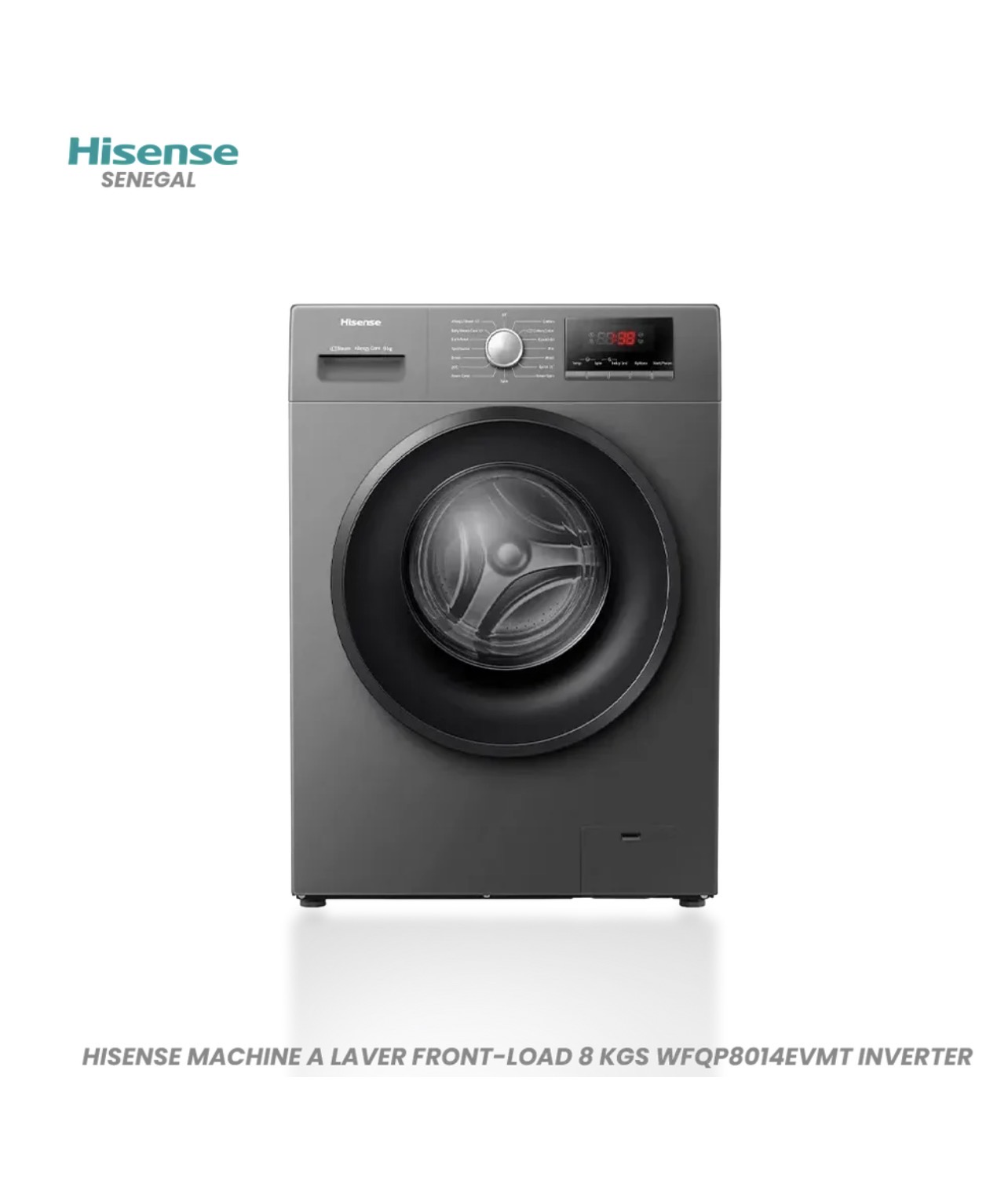 Hisense Machine à Laver Front-Load 8KG